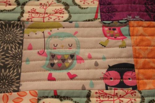 Owl fabric print